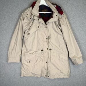 Vintage Eddie Bauer Men's Size Medium Wool Blend Heavyduty Jacket Coat